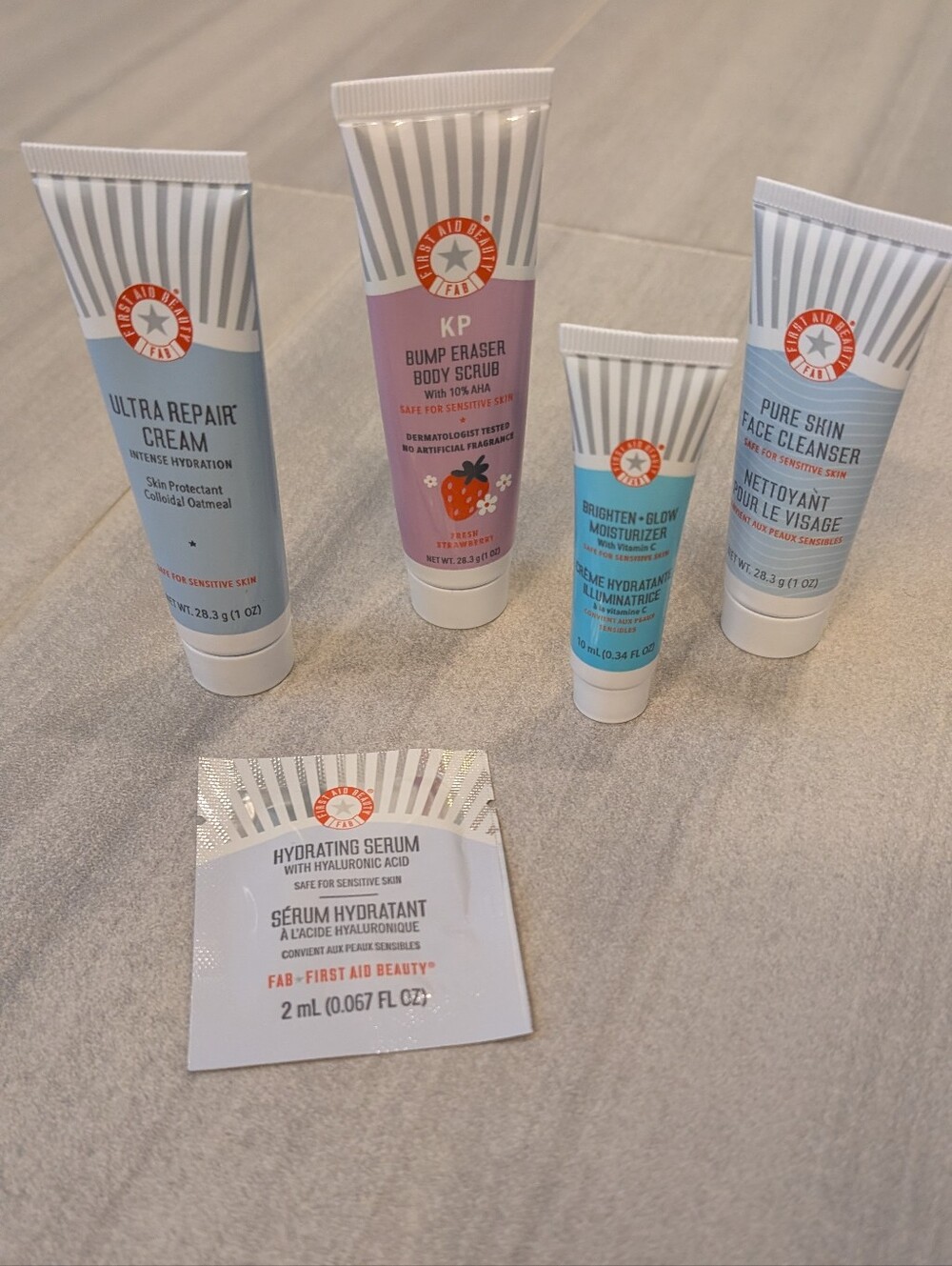 NWT First Aid Beauty Kids Hydrating Serum & Skincare Travel Set